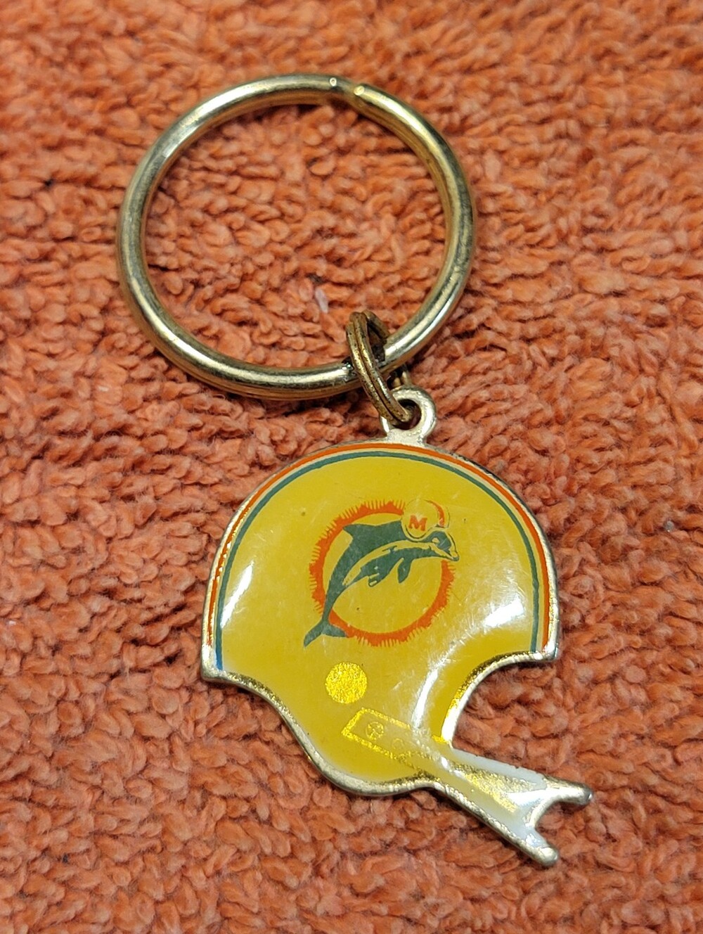 Vintage Miami Dolphins Helmet Keychain